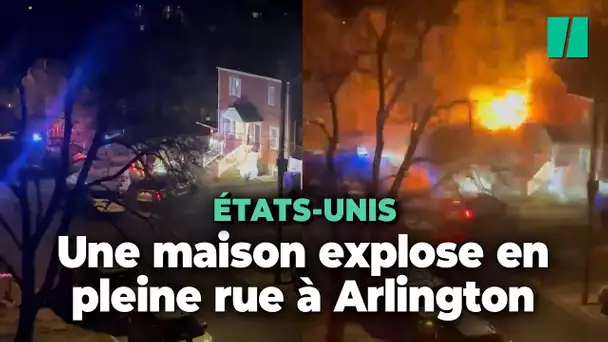 Les images impressionnantes de cette maison soufflée par une explosion près de Washington