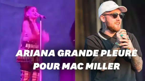 Ariana Grande fond en larmes en concert à Pittsburgh, ville natale de Mac Miller