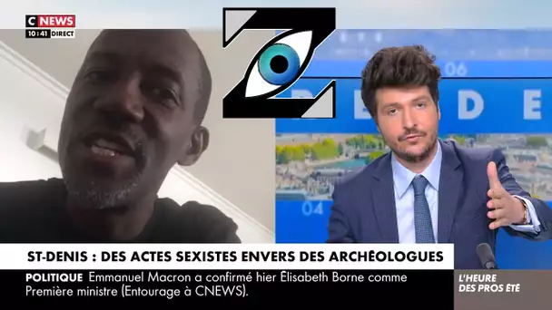 [Zap Télé_2] "Vous ne savez pas d’où je viens" : E. Deval s'agace face à un militant LFI (18/07/23)