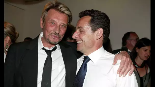 Le jour où Johnny Hallyday a trouvé « un sachet d&#039;herbe » chez Nicolas Sarkozy