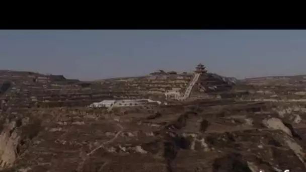 Chine : temple taoiste dans la région de Pingyao