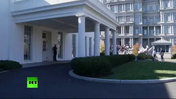 Donald Trump arrive à la Maison Blanche pour rencontrer Barack Obama (Direct du 10.11)