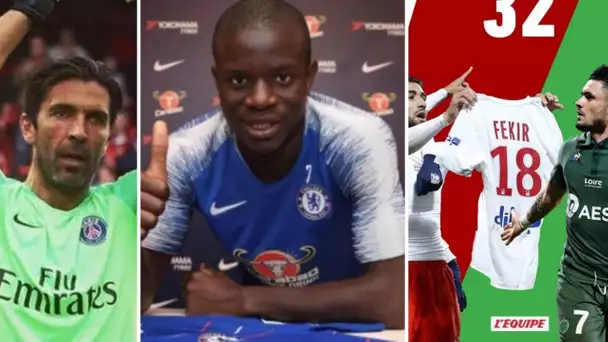 Kante prolonge à  chelsea avec un salaire record!! Asse ol ce soir,prolongation buffon? Ibra milan ?