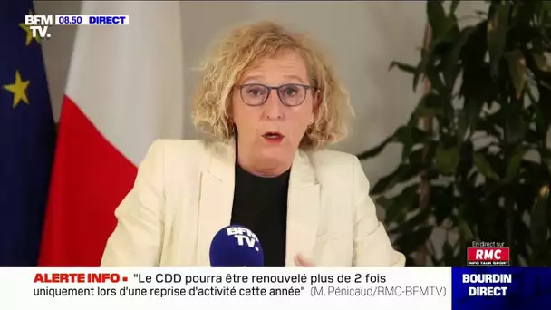 Muriel Pénicaud évoque "des discussions de l'augmentation des rémunérations des personnels de santé"