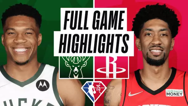 BUCKS at ROCKETS | FULL GAME HIGHLIGHTS | December 10, 2021