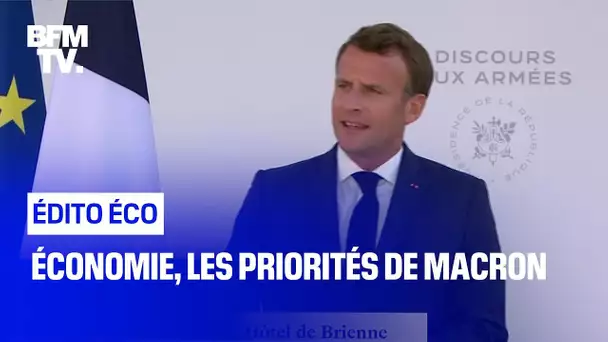 Les priorités de Macron dans le domaine de l'économie
