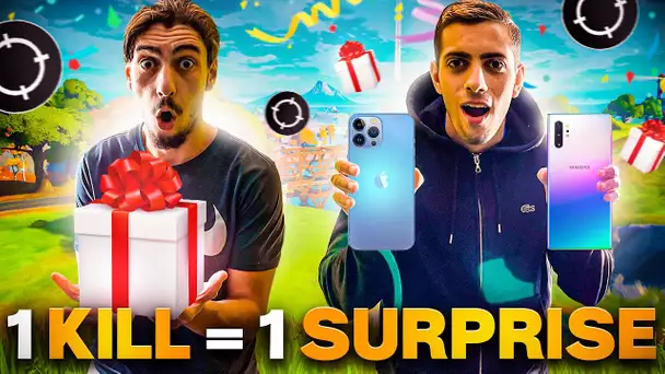 1 KILL = 1 SURPRISE POUR MON FRÈRE ! (IL a tout gagné) 🎁🔥