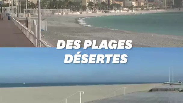 Les plages de Dunkerque et Nice désertées malgré le beau temps