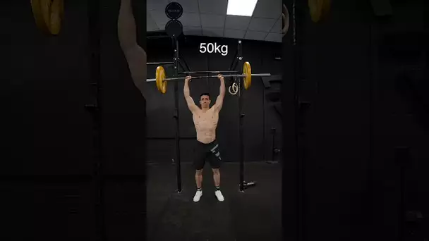 Shoulder strict press challenge !! 😱😱