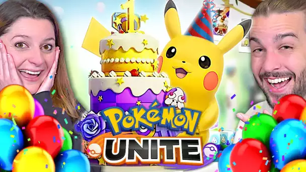 ON FETE L'ANNIVERSAIRE DE POKEMON UNITE ! NOUVEAUX POKEMON ET NOUVEAU MODE DE JEU !