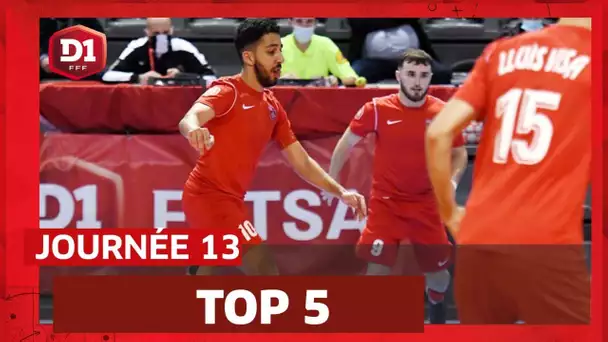 D1 Futsal, 13e journée : Top 5