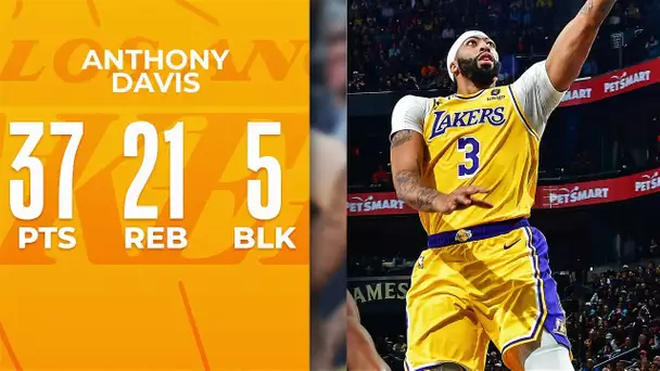 Anthony Davis Is The 1st Player To Do This - 37 PTS, 21 REB & 5 BLK | November 22, 2022