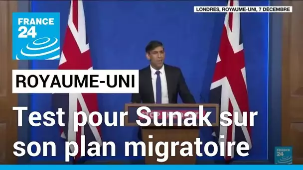 Royaume-Uni : test pour Rishi Sunak sur le vote de son plan de renvoi des demandeurs d'asile