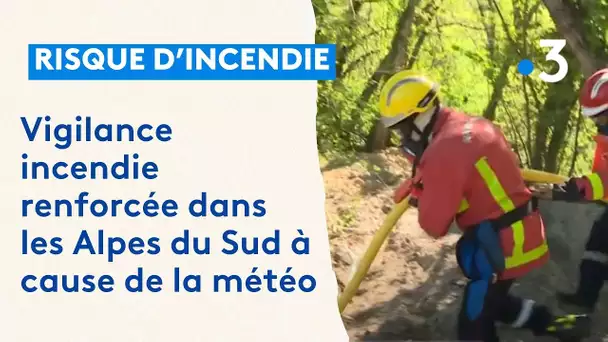 Température en hausse et vent violent : vigilance incendie renforcée dans les Alpes du Sud