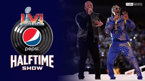 Le show du Super Bowl avec Dr. Dre, Eminem, Snoop Dogg, Kendrick Lamar, Mary J. Blige et 50 Cent