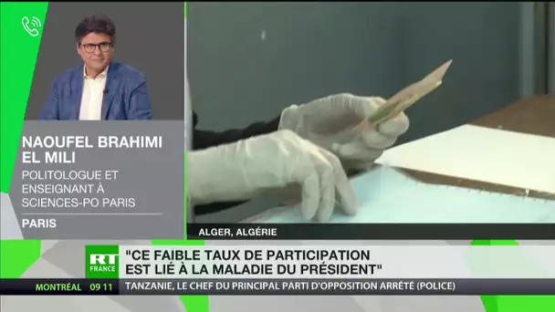 Référendum en Algérie : «Le faible taux de participation est lié à la maladie du président»