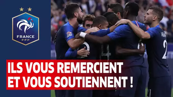Le message de soutien et remerciement des Bleus, Equipe de France I FFF 2020