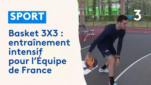 L'équipe de France de Basket 3x3 prépare le tournoi de qualification olympique au CREPS de Poitiers