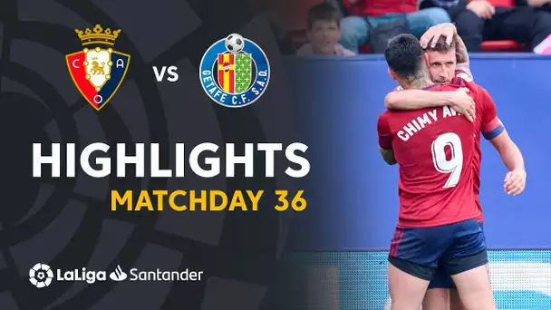 Resumen de CA Osasuna vs Getafe CF (1-1)
