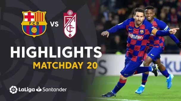 Highlights FC Barcelona vs Granada CF (1-0)