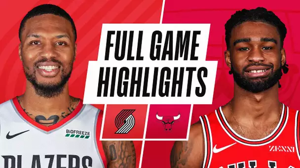 TRAIL BLAZERS at BULLS | FULL GAME HIGHLIGHTS | January 30, 2021