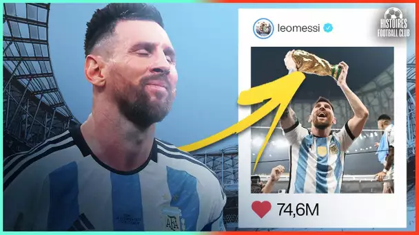Lionel Messi a soulevé une FAUSSE Coupe du monde sur la photo Insta la plus likée de l'histoire