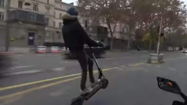 Ils font nimp en trottinette dans Paris