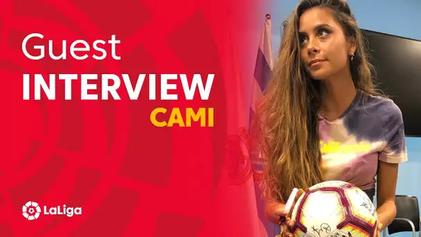 Cami visita LaLiga: “Es muy bonito ver los avances del fútbol femenino”
