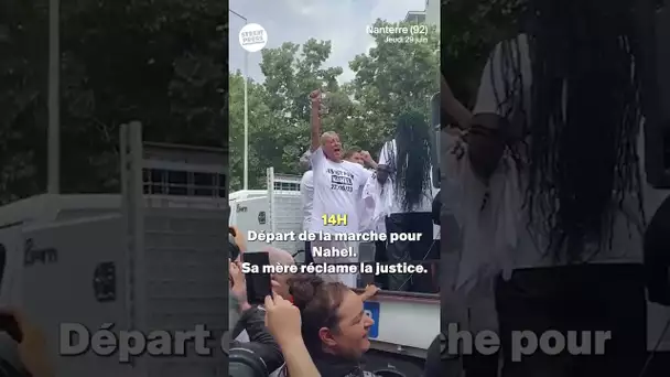 "Justice pour Nahel" : marche blanche à Nanterre pour le jeune tué par un policier