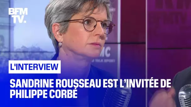 Sandrine Rousseau face à Philippe Corbé en direct