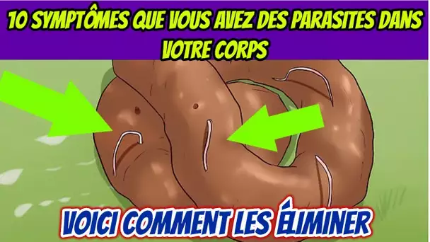 10 symptômes que vous avez des parasites dans votre corps et comment les éliminer