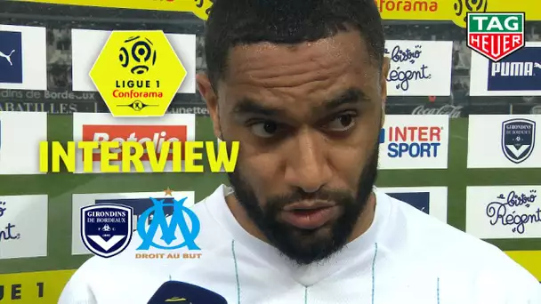 Interview de fin de match :Girondins de Bordeaux - Olympique de Marseille ( 0-0 )  / 2019-20
