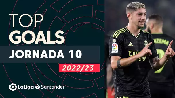 LaLiga TOP 5 Goles Jornada 10 LaLiga Santander 2022/2023