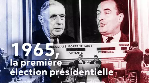 1965, élection présidentielle De Gaulle Mitterrand