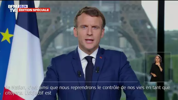 Regardez l'intégralité de l'allocution d'Emmanuel Macron