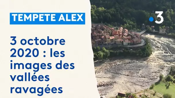 Octobre 2020 : la tempête Alex ravageait les vallées des Alpes-Maritimes
