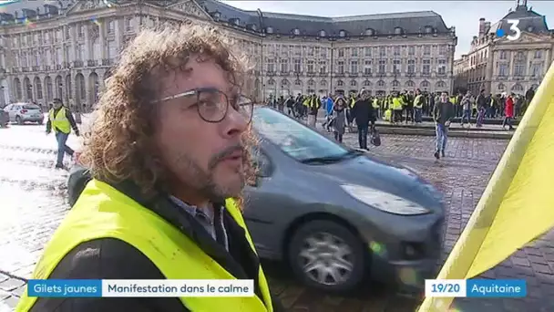 10e jour de mobilisation et de manifestation des GIlets jaunes à Bordeaux