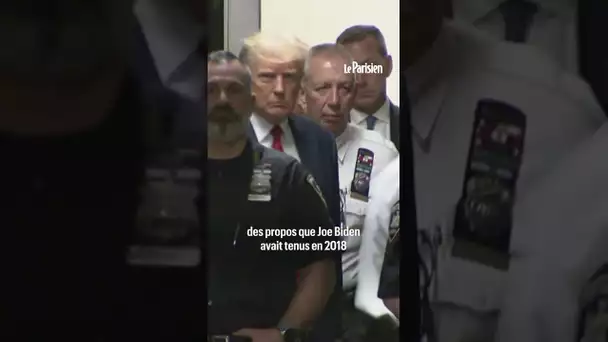 Trump relaie une image de Joe Biden ligoté et provoque un tollé