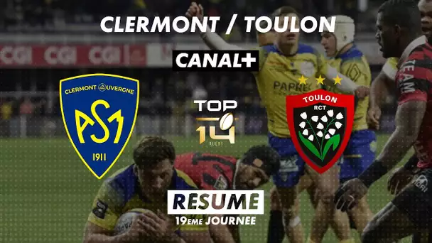 Le résumé de Clermont / Toulon - TOP 14 - 19ème journée
