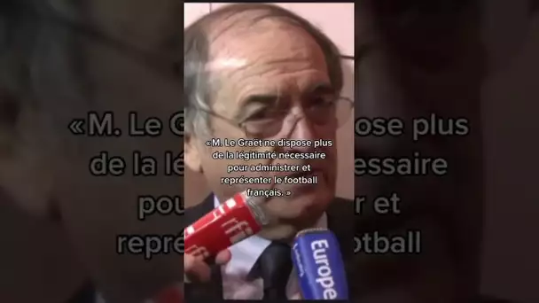⚽️ Noël Le Graët démissionne de son poste de président de la FFF