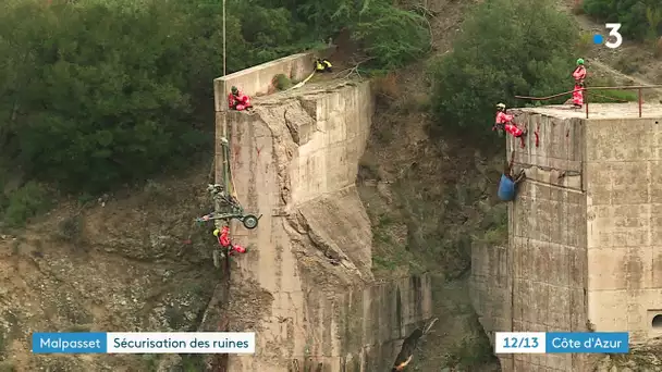 Var : le chantier de sécurisation des ruines du barrage de Malpasset a débuté