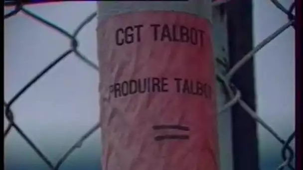 Talbot Poissy Fermeture de l'usine - archive vidéo INA