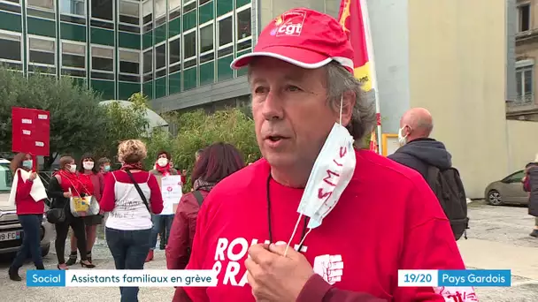 A Nîmes les assistants familiaux crient leur ras-le-bol