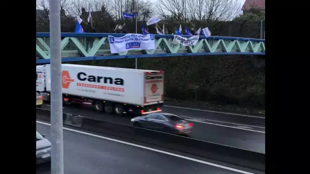 Rouen : action des syndicats de police