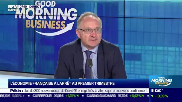 Jean-Luc Tavernier (Insee) : L'économie française à l'arrêt au premier trimestre
