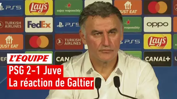 PSG 2-1 Juve : Galtier "très satisfait" par la performance de son équipe en Ligue des champions