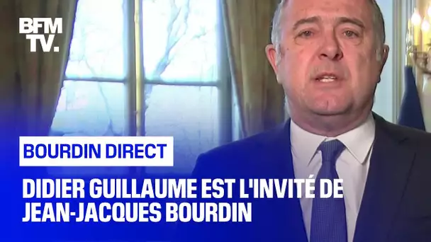 Didier Guillaume face à Jean-Jacques Bourdin en direct