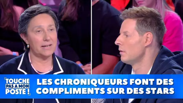 Les chroniqueurs font des compliments sur des stars