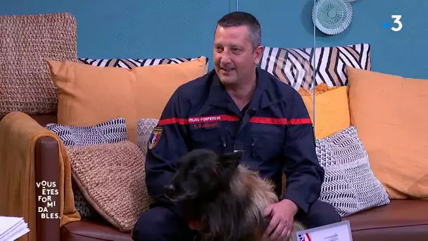 Hervé Blanquart : adjudant chef, maître chien d'Ebola qui a remporté le trophée des chiens héros