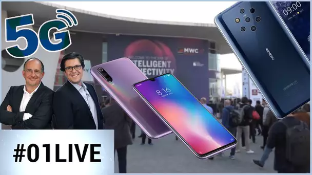 01LIVE HEBDO #216 : que faut-il retenir du MWC 2019 ?